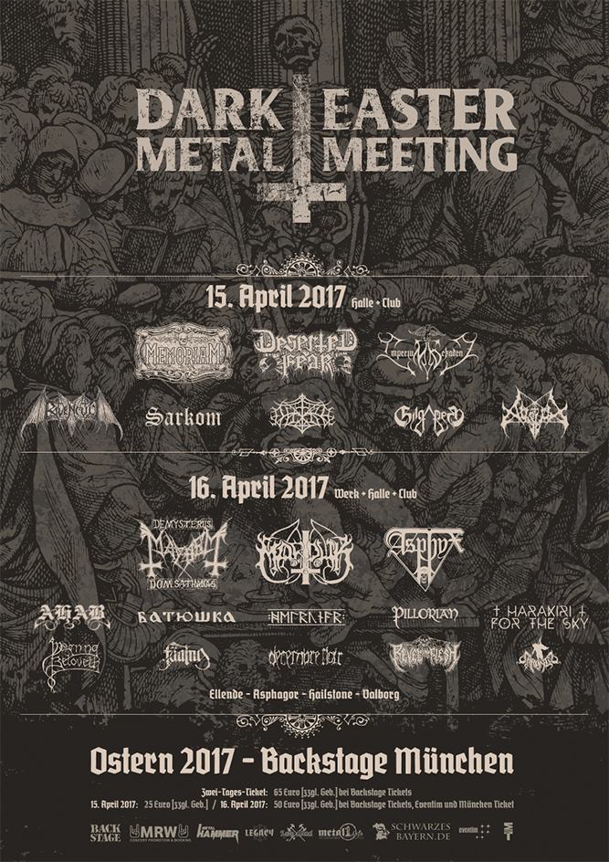 Dark Easter Metal Meeting – 15./16.04.2017 – München